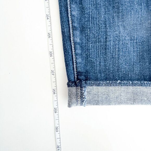 Current/Elliott Womens The Rolled Skinny Denim Jeans Ankle Gibson Blue Sz 28 NWT - Picture 13 of 14